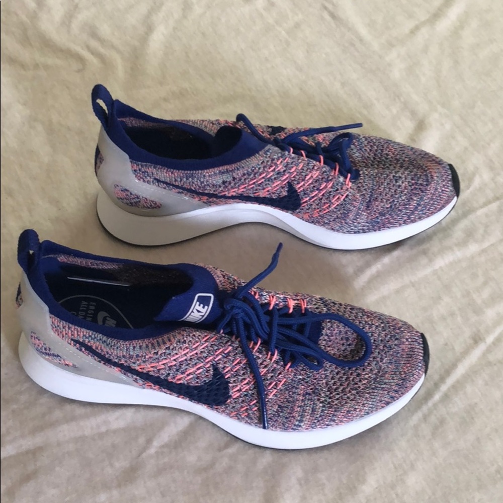 Nike Air Blue Multi Color Sneakers Running Shoes.